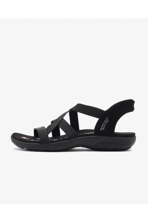 SKECHERS REGGAE SLIM - STRETCH FLEX زنانه صندل مشکی 163460 BBK