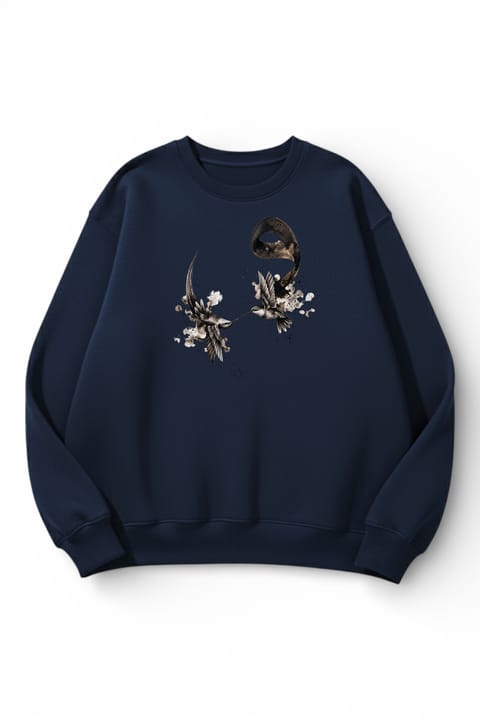 سویشرت اورسایز یونیسکس uyguntarz طرح تصوف بافت نرم 3 نخ