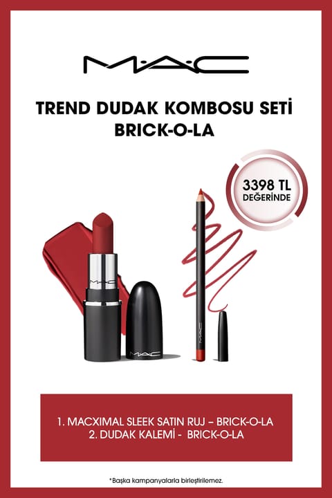 ست ترکیبی لب M.A.C Trend BRICK-O-LA