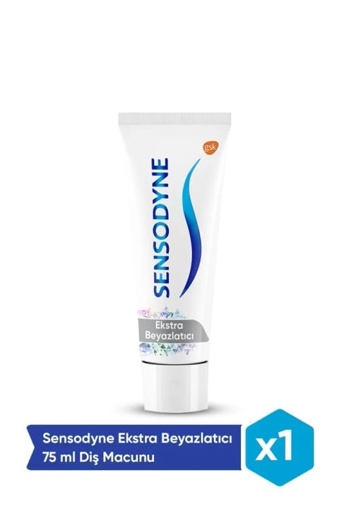 خمیردندان سفیدکننده Sensodyne مخصوص دندان‌های حساس ۷۵ میلی‌لیتر