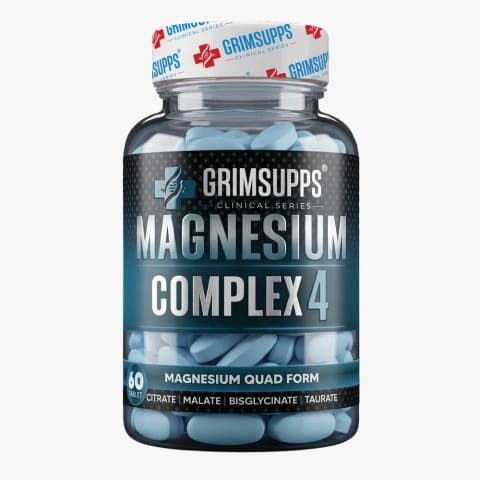 Grimsupps Magnesium Complex 4 با Vitamin B6 - ۶۰ قرص