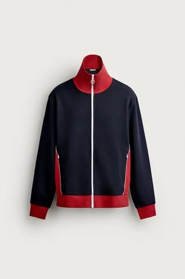 RETRO COLOUR BLOCK JACKET