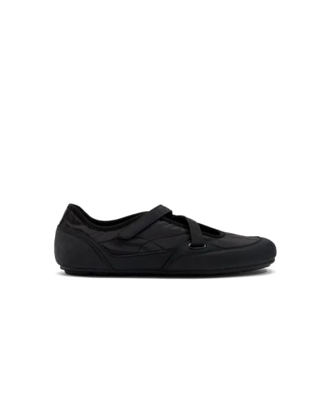 Nylon sport ballet flats
