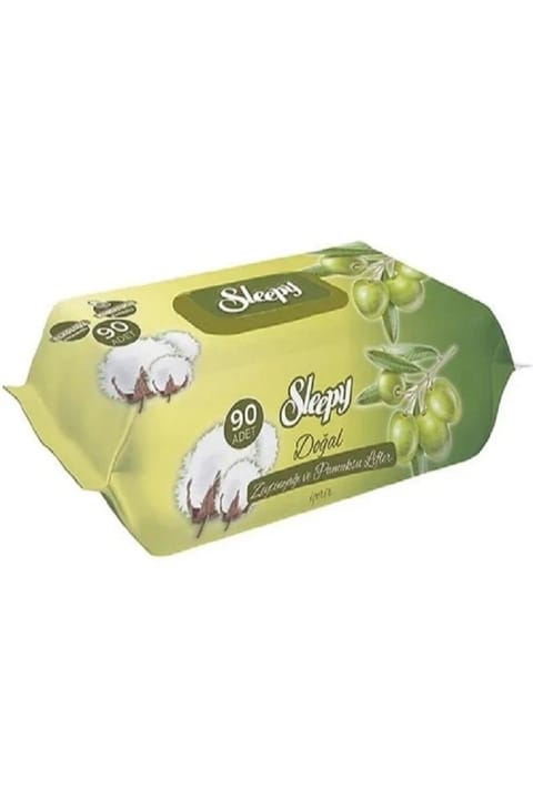 Sleepy دستمال مرطوب روغن زیتون ۱۲ عددی