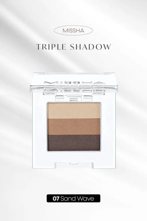 Missha سایه چشم سه‌گانه Triple Shadow بافت نرم و بدون پودر ریزی (07)