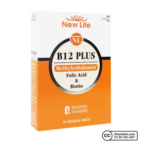 نیو لایف B12 Plus 60 قرص زیر زبانی