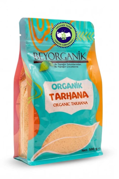 BEYORGANİK ارگانیک ترخانای قرمز روستایی ۵۰۰ گرم (دارای آنالیز سموم و آفلاتوکسین)