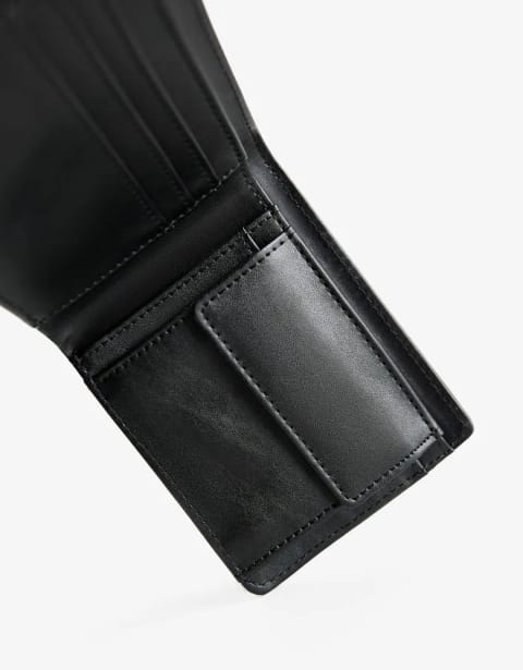 کیف پول طرح چرم