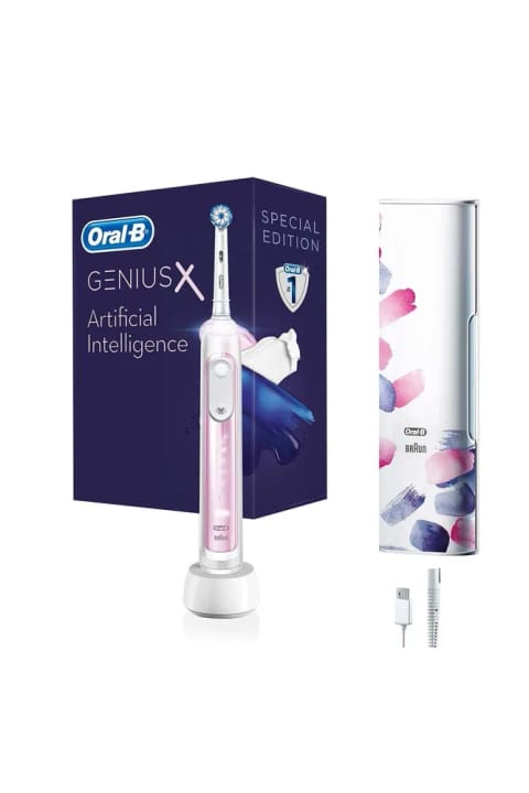 Oral-B Genius X AI Art of Brushing بلاش پینک شارژی مسواک
