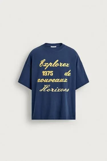 EMBROIDERED PRINT T-SHIRT