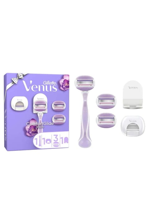 تیغ اصلاح Gillette Venus ComfortGlide Breeze زنانه، ۳ تیغ یدکی