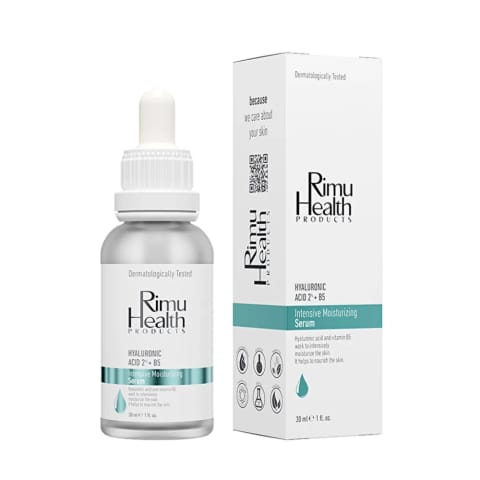 سرم آبرسان شدید بدون عطر Rimu Health مناسب همه انواع پوست ۳۰ میلی‌لیتر (Hyaluronic Acid %2 + B5)