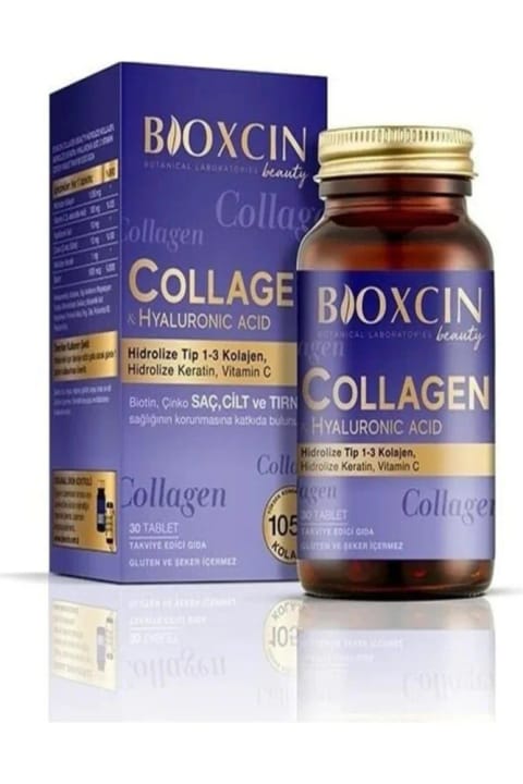 Bioxcin Collagen Hyaluronic Acid تیپ 1-3 30 قرص
