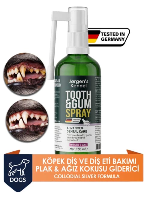Jorgens Kennel اسپری مراقبت از دهان و دندان سگ ۱۰۰ میلی‌لیتر رفع بوی بد دهان...