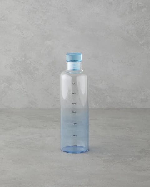 بطری بوروسیلیکات Sanitary ۵۵۰ میلی‌لیتر آبی