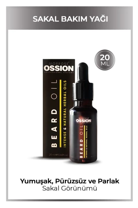 Ossion Premium Barber Line روغن مراقبت از ریش ۲۰ میلی‌لیتر