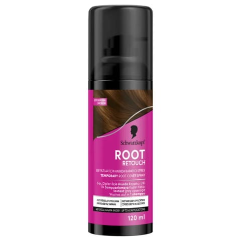 Root Retoucher اسپری پوشاننده ریشه مو قهوهای تیره 120 میلیلیتر