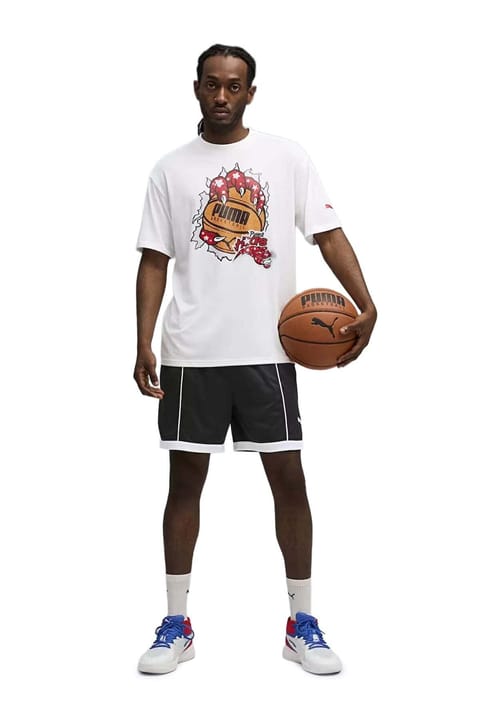تیشرت مردانه Puma مدل Hoopaverse Tee 3 با چاپ، فیت Regular