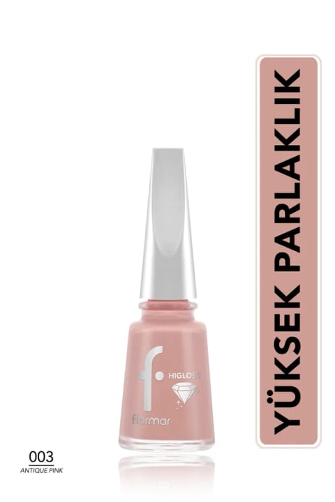 Flormar Higloss ماندگار با درخشش بالا — 003 Antique Pink