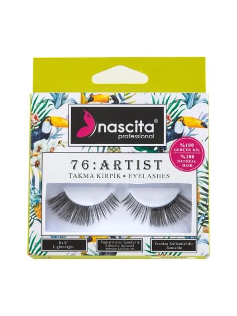 مژه مصنوعی آرتیست Nascita با ظاهر طبیعی و ۱۰۰٪ موی واقعی NASEYE000076