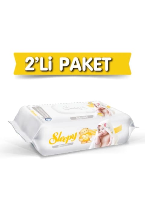 دستمال مرطوب کودک Sleepy Sensitive 90×2