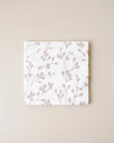 دستمال کاغذی Warm Petals ۲۰ عددی ۳۳×۳۳ سانتی‌متر بژ