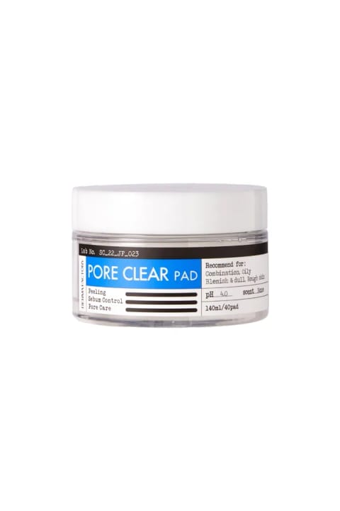 DERMA FACTORY پد پاککننده منافذ و نقاط سیاه Pore Clear Pad ۴۰ عددی