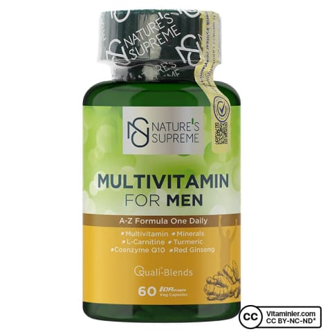 Nature's Supreme مولتی‌ویتامین مخصوص آقایان 60 کپسول