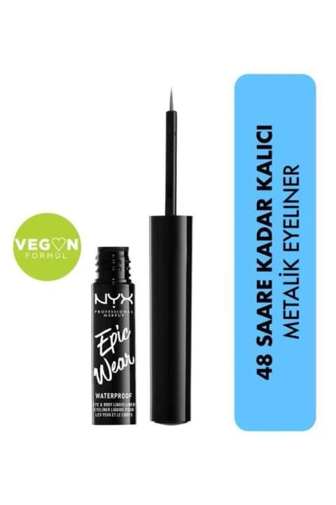 NYX Professional Makeup خط چشم - Epic Wear Metallic Liquid Liner گانمتال