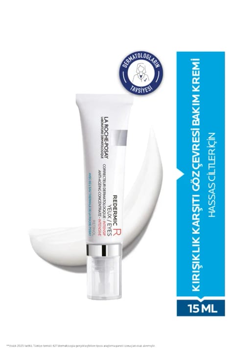 La Roche Posay Redermic R Yeux/Eyes کرم دور چشم ضد چروک برای پوست های حساس