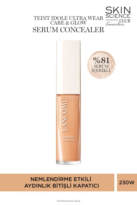 Lancome Teint Idole Ultra Wear Care & Glow کانسیلر سرم درخشان‌کننده 230...
