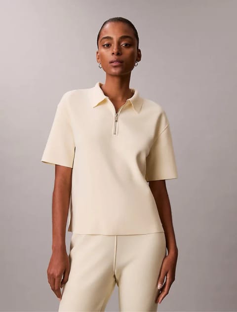 تی‌شرت بافت جذب زنانه Calvin Klein