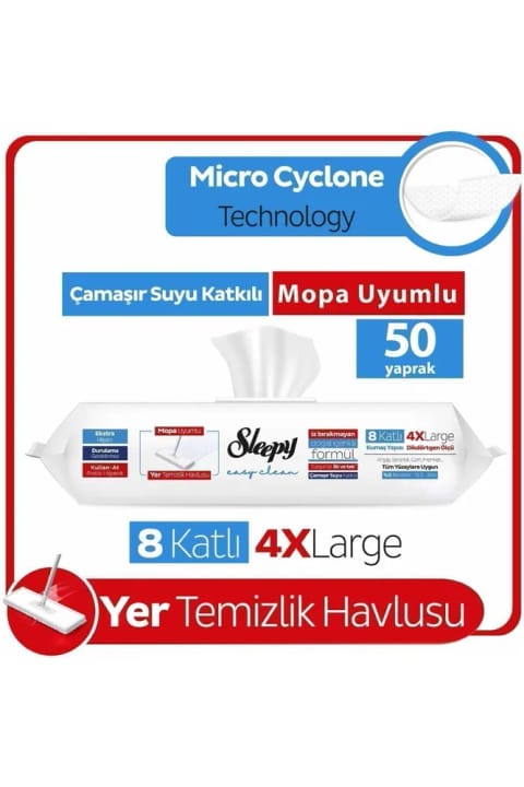 دستمال تمیزکننده زمین Sleepy Easy Clean