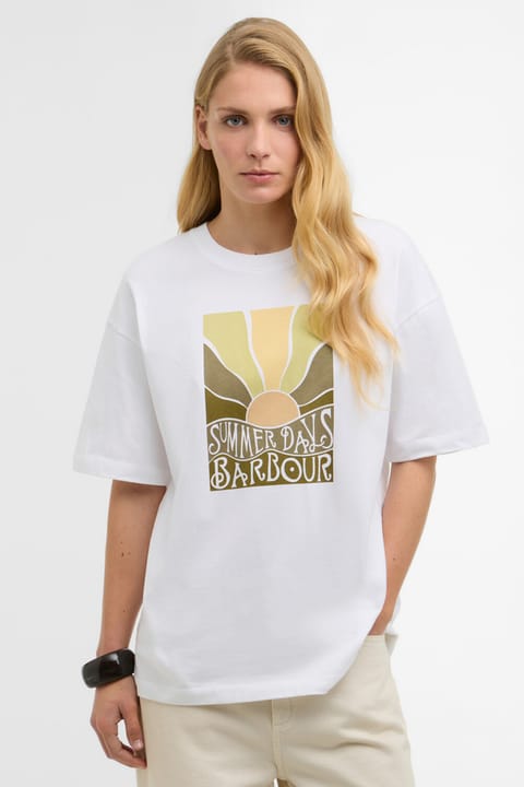 تی‌شرت Barbour Melody WH11 سفید
