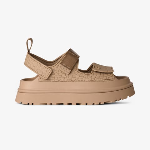 صندل زنانه Ugg Goldenglow Embossed کرم