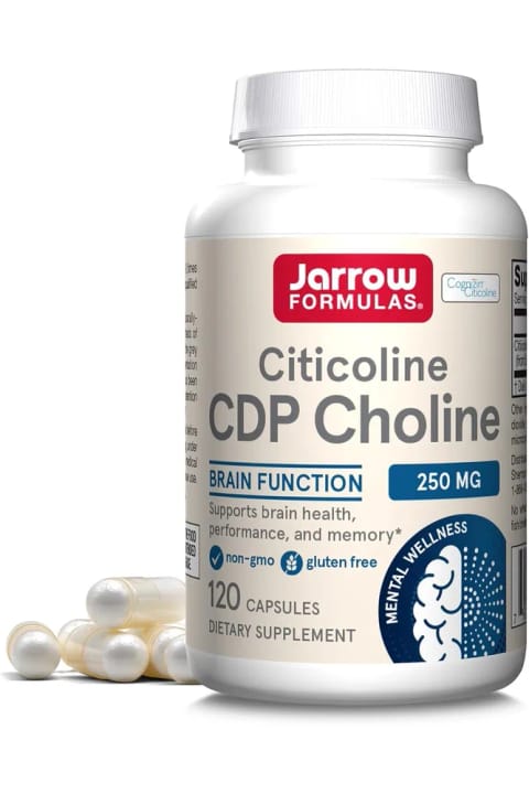Jarrow Formulas Citicoline CDP Choline 250 mg 120 کپسول ساخت آمریکا Dap...