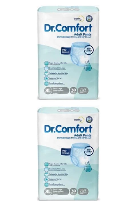 Dr.Comfort شورت جاذب بزرگسال سایز فوق بزرگ (XL) دور کمر 120-170 سانتیمتر