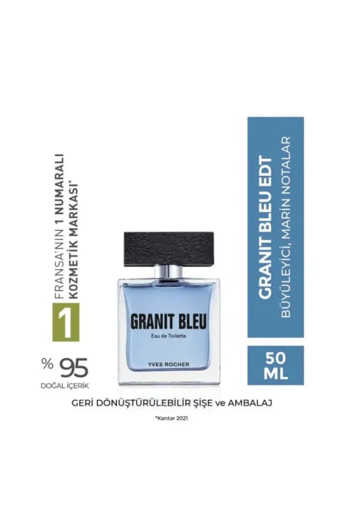 Yves Rocher Granit Blue - ادوتویلت 50 میلی‌لیتر