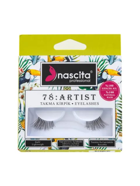 مژه مصنوعی Artist Nascita با ظاهر طبیعی و ۱۰۰٪ موی طبیعی NASEYE000078