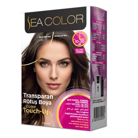 Sea Color روتوش موی شفاف برای تناژهای قهوهای روشن (کومرال)