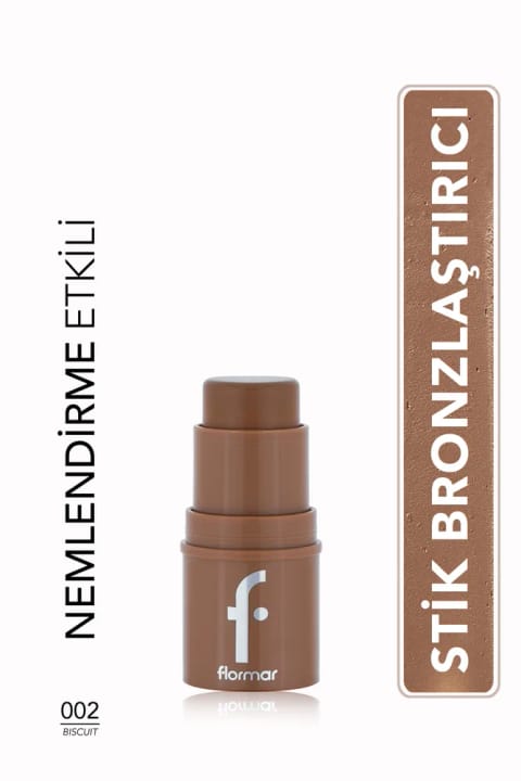 Flormar To Go برنزر استیکی خامهای با پایانه طبیعی و مرطوبکنندگی - 002 B...