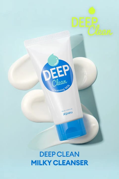 Missha شیر پاککننده پوست و آرایش برای پوستهای حساس A'pıeu Deep Clean Cle...