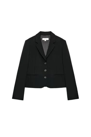 ZARA کراپ بلیزر پینتاک