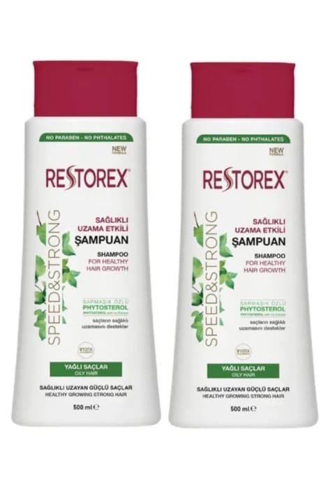شامپو ضد چربی Restorex 500 + 500 میلیلیتر