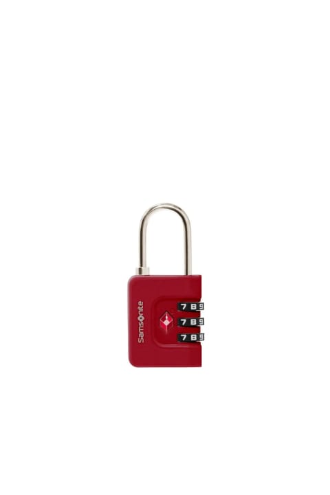 چمدان Samsonite قرمز تا Revolution - قفل امنیتی