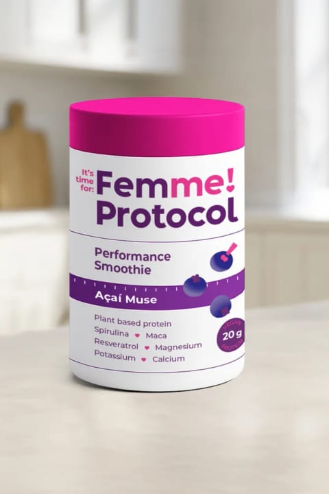 Femme Protocol Acai Muse پودر پروتئین وگان ۳۶۰ گرم – ۱۲ وعده