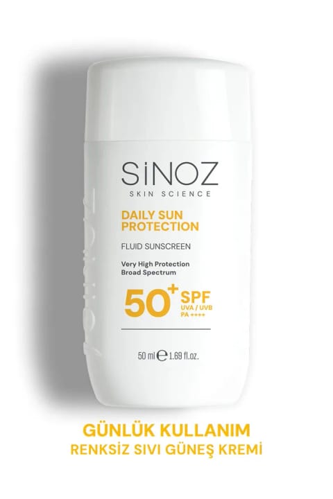 کرم ضد آفتاب صورت مایع سینوز SPF50+