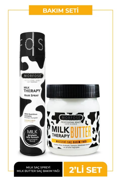 Morfose ست بالم و اسپری مو Milk Therapy ۳۰۰ میلی‌لیتر