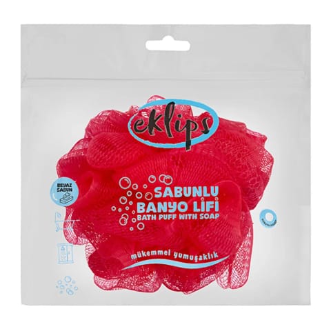 Eklips لیف حمام صابونی توت‌فرنگی