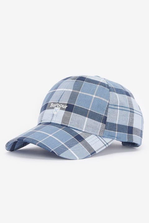 کلاه اسپرت باربور طرح تارتان Tn22 رنگ Berwick Blue